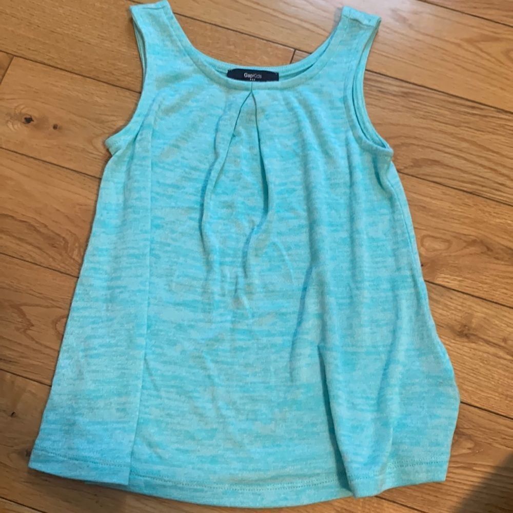 *LAST CHANCE* 
Gap knit tank girls size xs blue flowy Gap Kids
